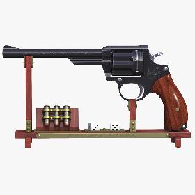 3D model Set for Russian Roulette for Four Persons. Full Details(1)